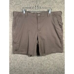 Columbia Mens 42W 31 Gray Regular‎ Fit Cotton Shorts Workwear Utility